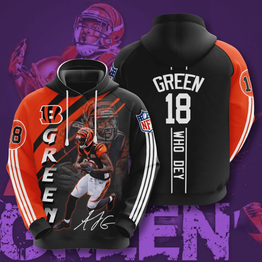 Sportswearmerch Cincinnati Bengals NFL A. J. Personalized Hoodie For Fan