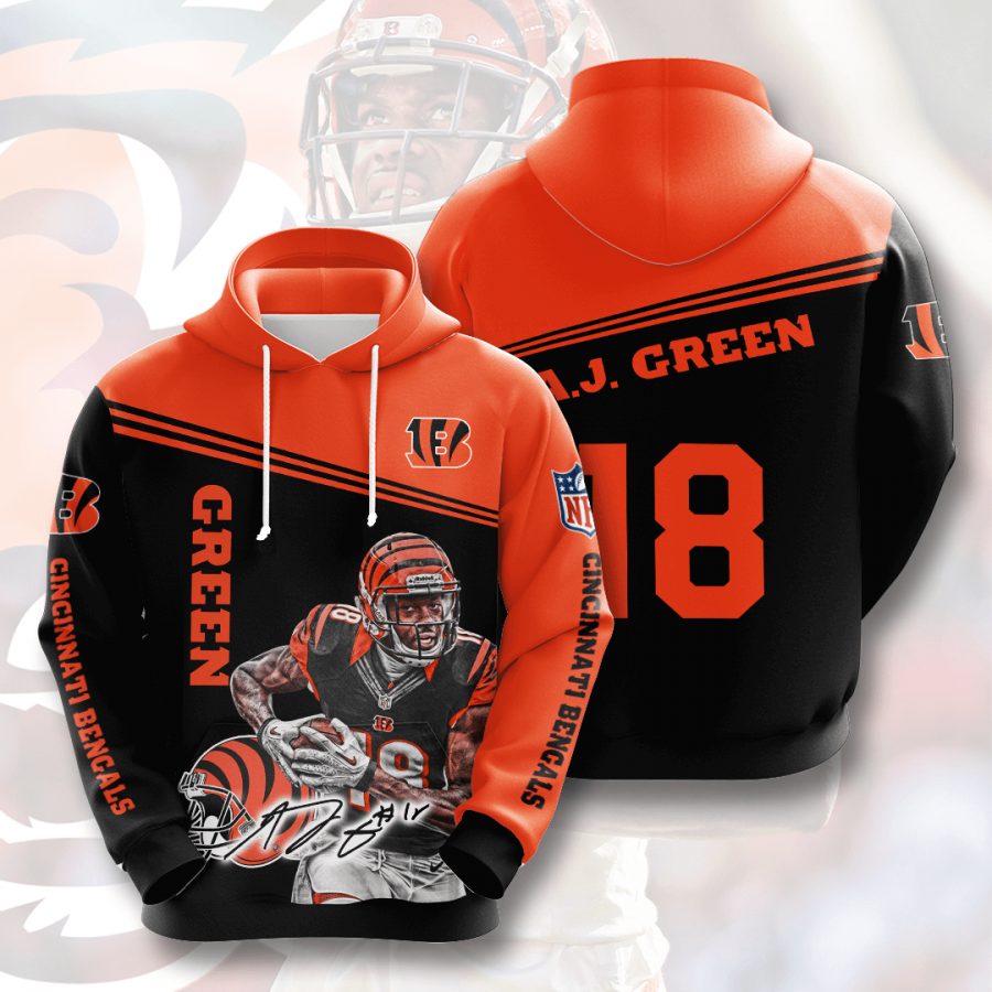 Sportswearmerch Cincinnati Bengals NFL A. J. Personalized Hoodie For Fan