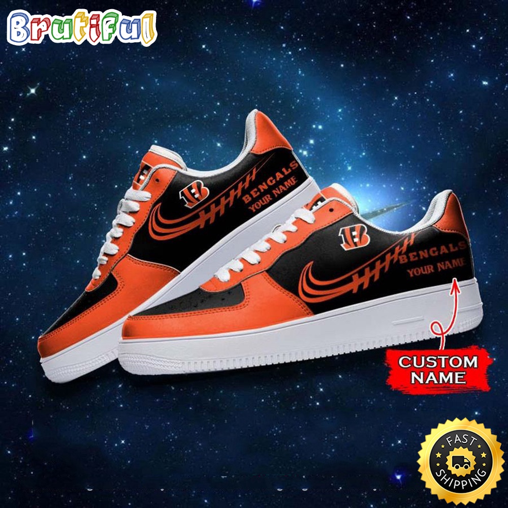 Sportswearmerch Cincinnati Bengals NFL Air Low-Top Sneakers Shoes For Men And Women