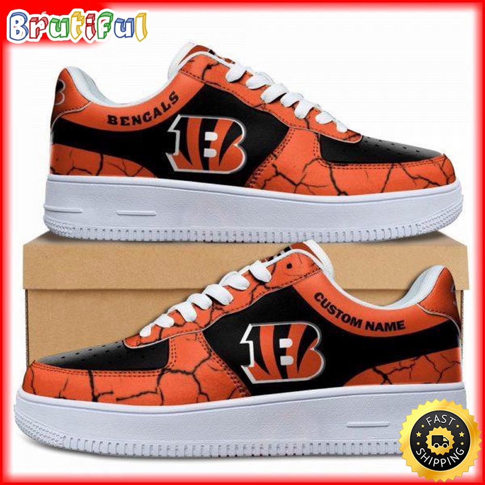 Sportswearmerch Cincinnati Bengals NFL Air Low-Top Sneakers Shoes For Men And Women