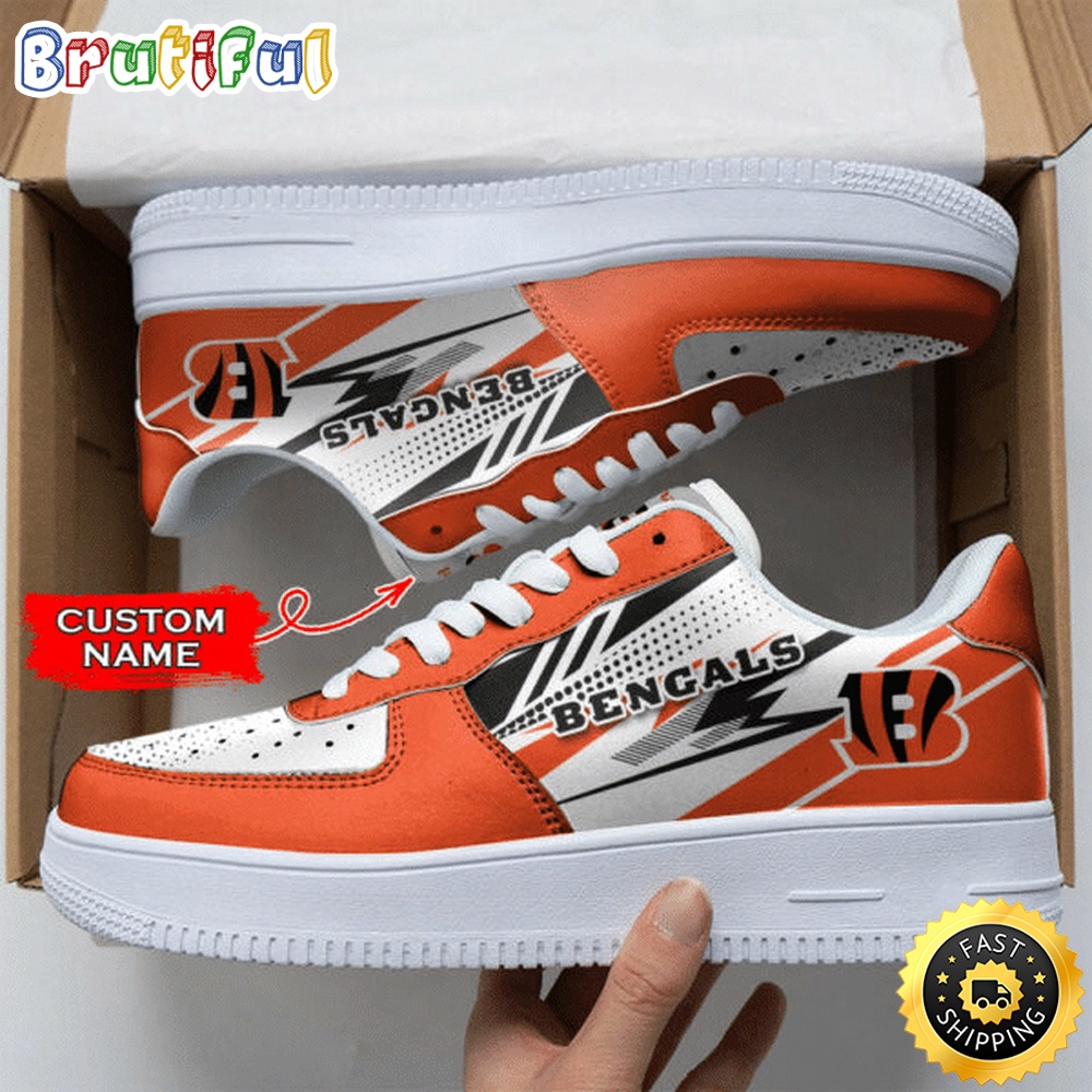 Sportswearmerch Cincinnati Bengals NFL Air Low-Top Sneakers Shoes For Men And Women