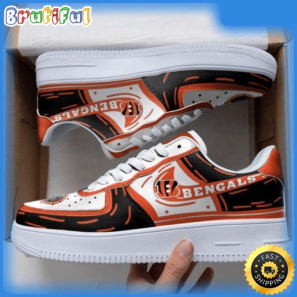 Sportswearmerch Cincinnati Bengals NFL Air Low-Top Sneakers Shoes For Men And Women
