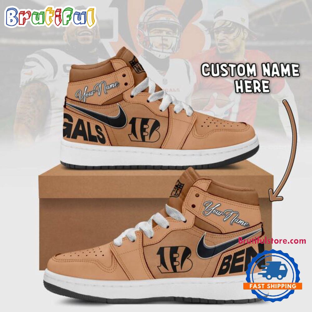 Sportswearmerch Cincinnati Bengals NFL AJ1 High Sneakers Shoes For Men And Women