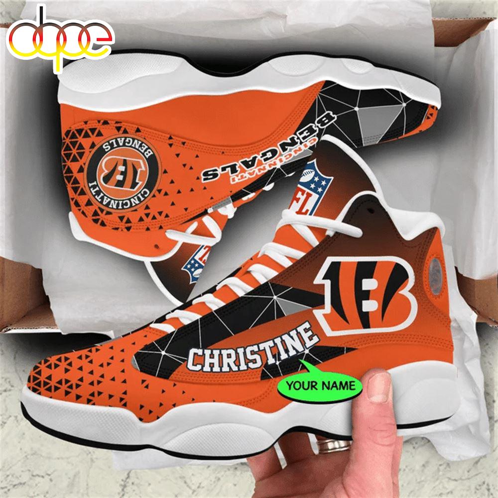 Sportswearmerch Cincinnati Bengals NFL AJ13 Sneakers Shoes For Men And Women