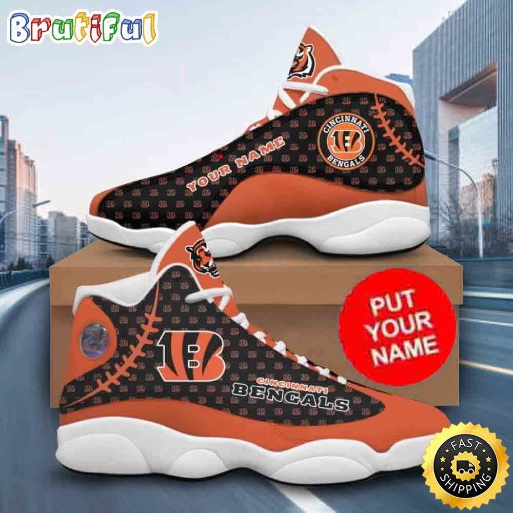 Sportswearmerch Cincinnati Bengals NFL AJ13 Sneakers Shoes For Men And Women