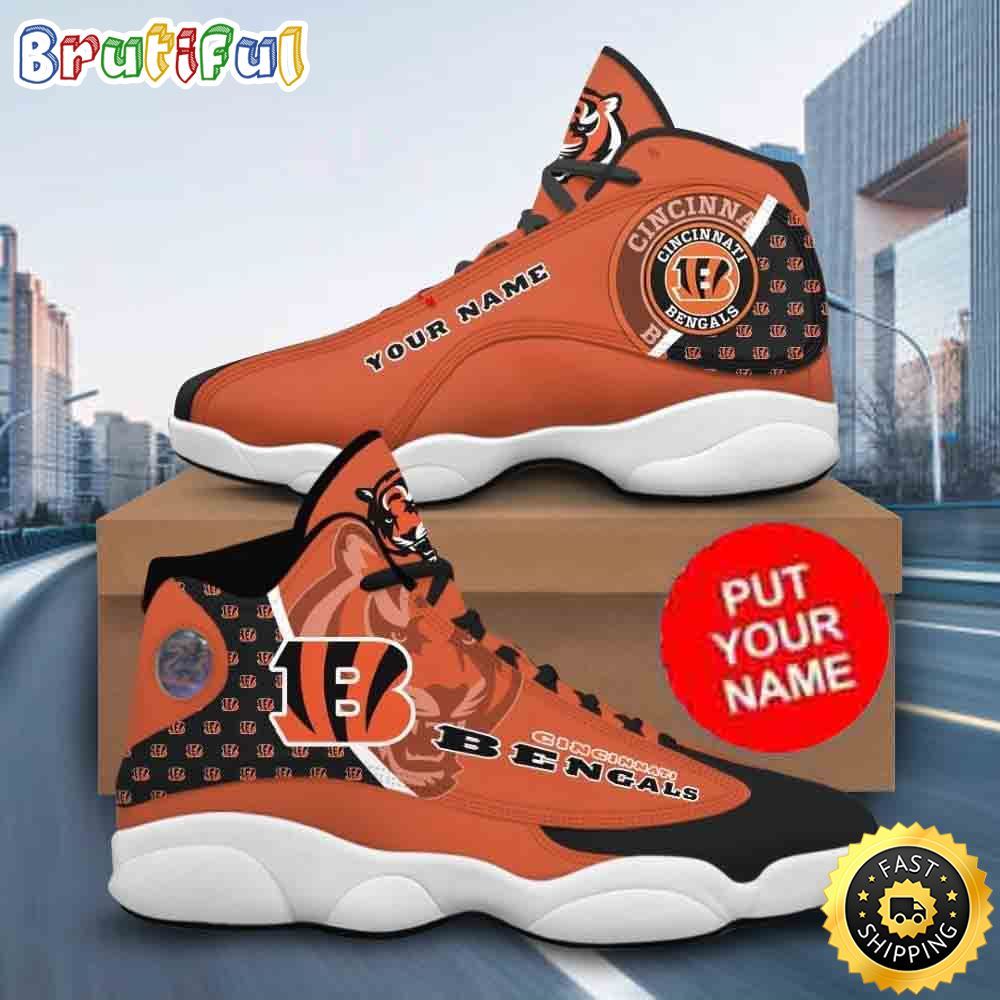 Sportswearmerch Cincinnati Bengals NFL AJ13 Sneakers Shoes For Men And Women