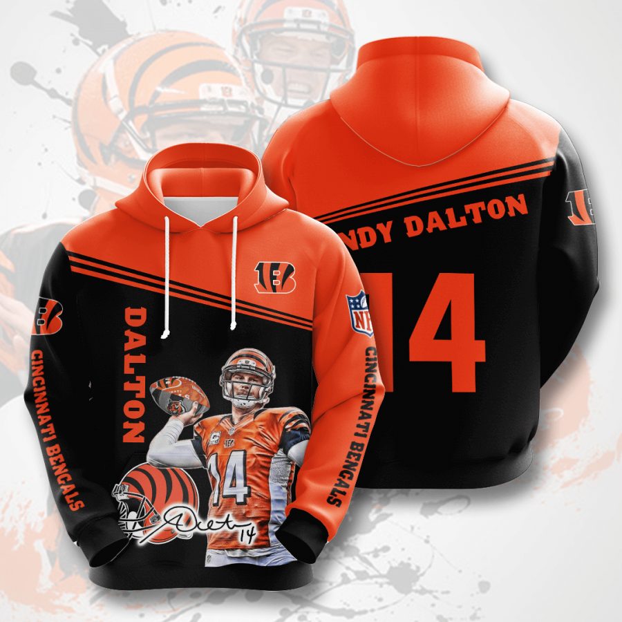 Sportswearmerch Cincinnati Bengals NFL Andy Dalton Personalized Hoodie For Fan