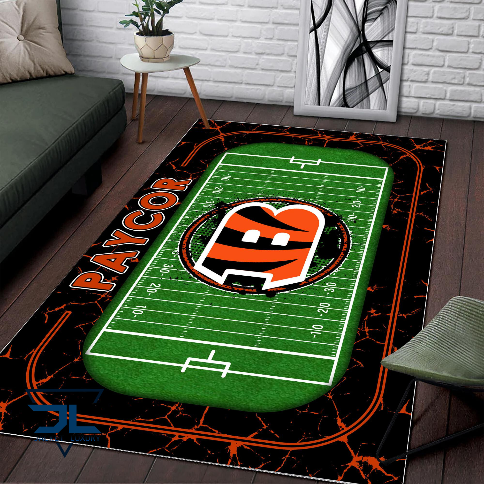 Sportswearmerch Cincinnati Bengals NFL Area Rug For Fan