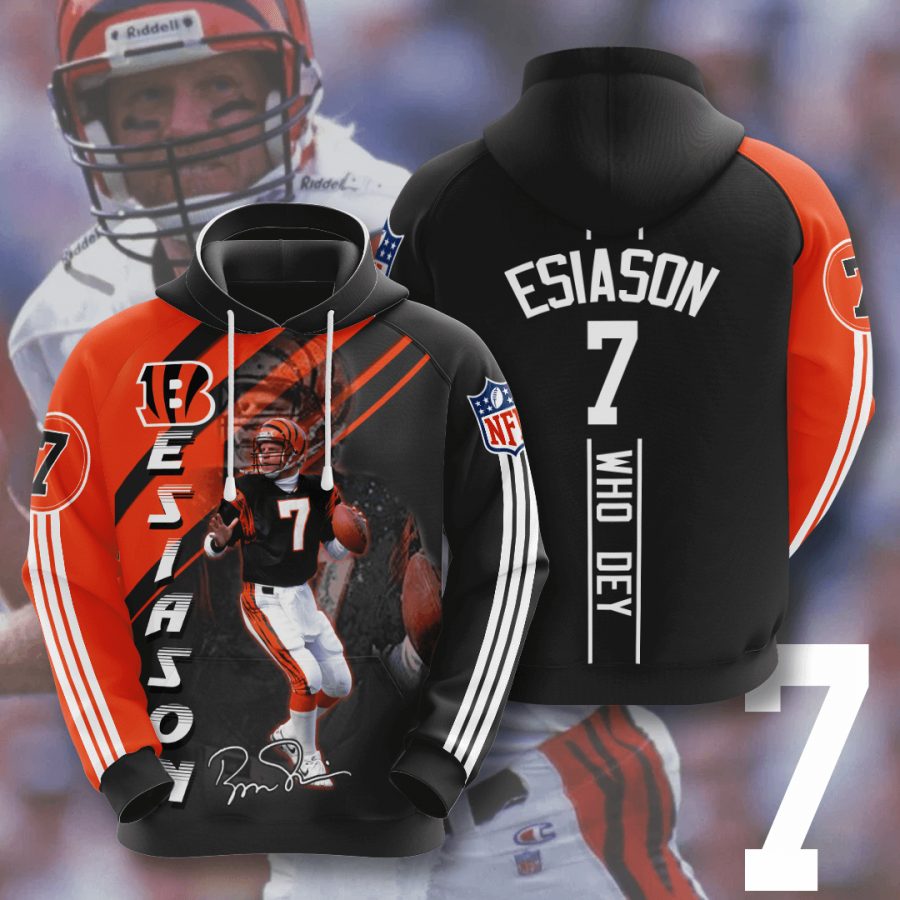 Sportswearmerch Cincinnati Bengals NFL Boomer Esiason Personalized Hoodie For Fan
