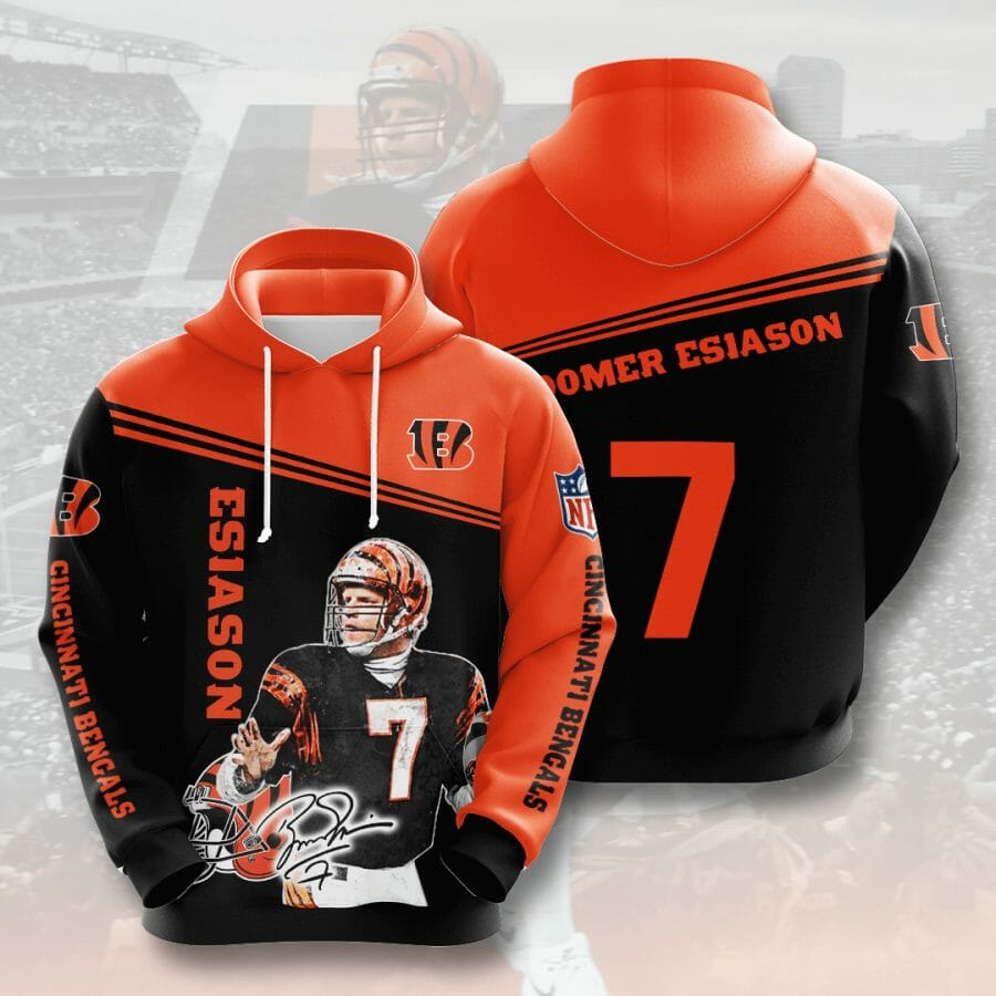 Sportswearmerch Cincinnati Bengals NFL Boomer Esiason Personalized Hoodie For Fan