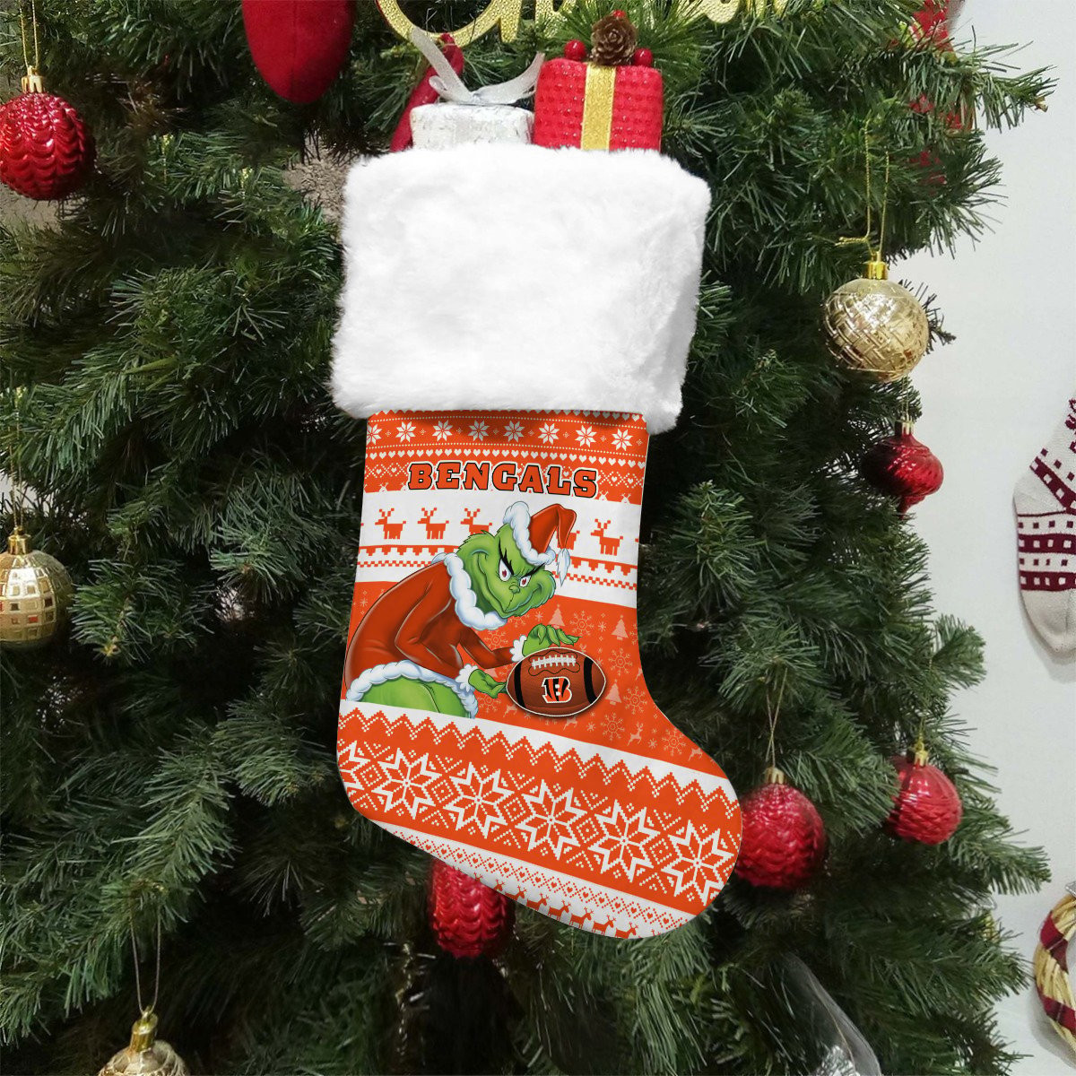 Sportswearmerch Cincinnati Bengals NFL Christmas Socks For Fan