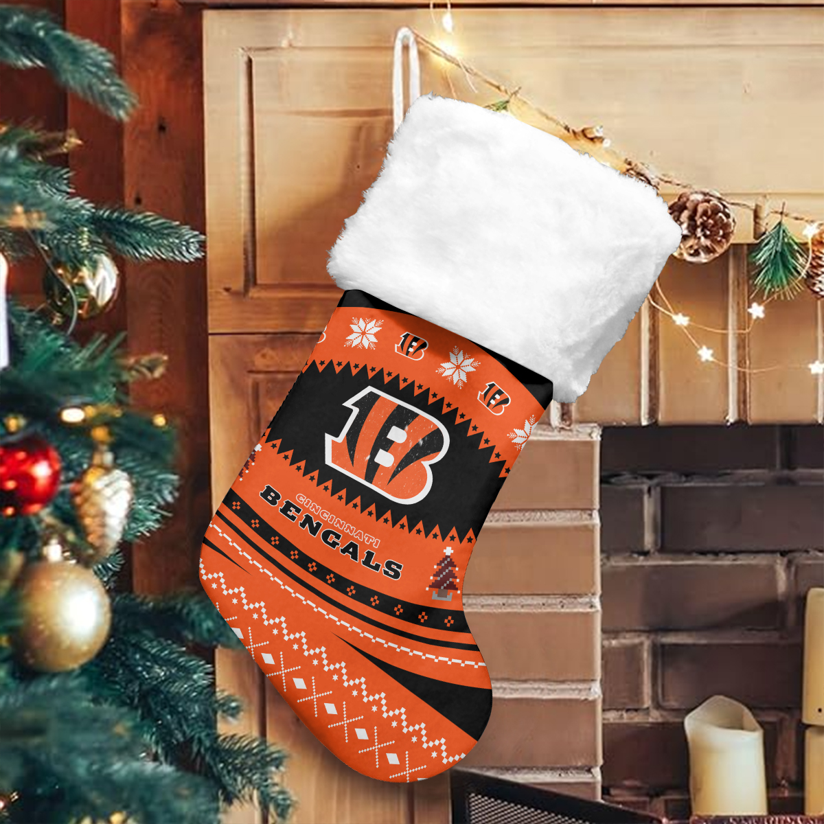 Sportswearmerch Cincinnati Bengals NFL Christmas Socks For Fan