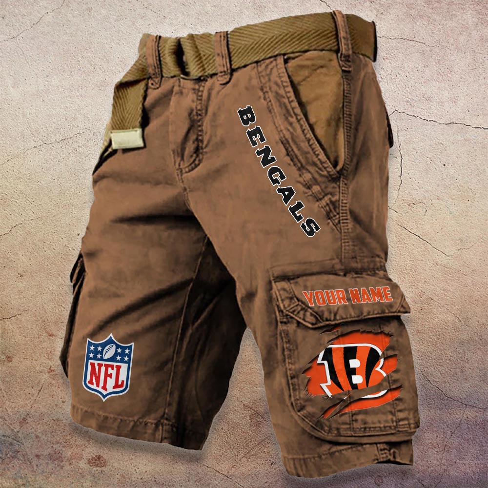 Sportswearmerch Cincinnati Bengals NFL Denim Short For Fan