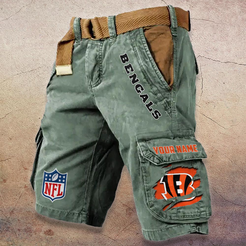 Sportswearmerch Cincinnati Bengals NFL Denim Short For Fan