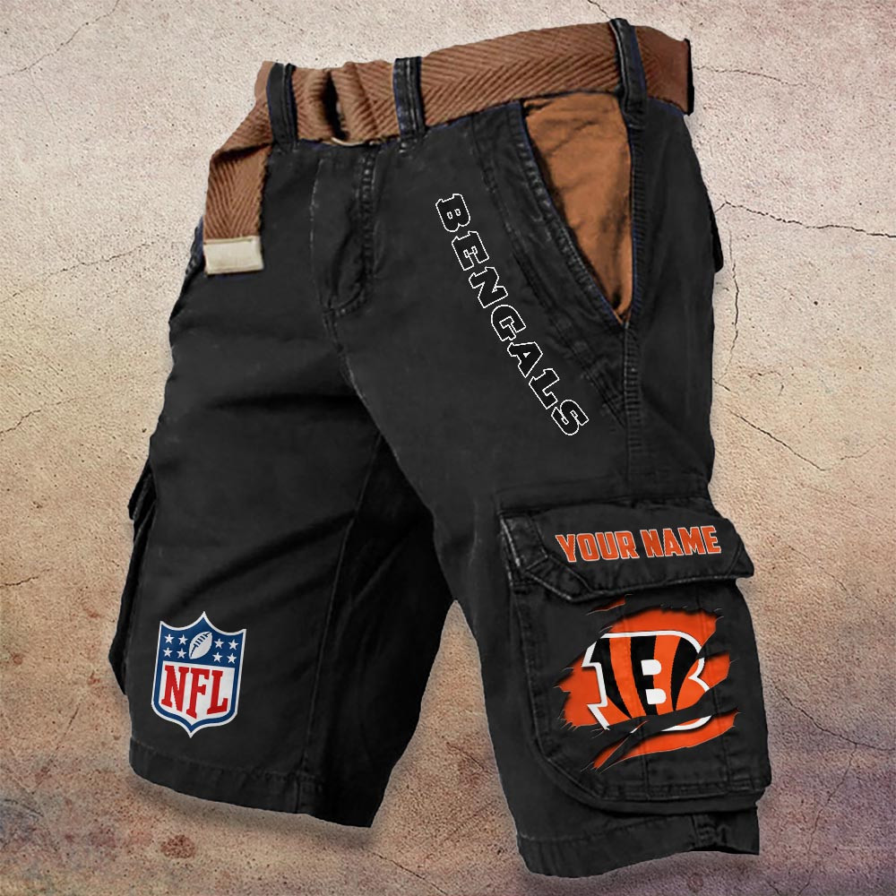 Sportswearmerch Cincinnati Bengals NFL Denim Short For Fan