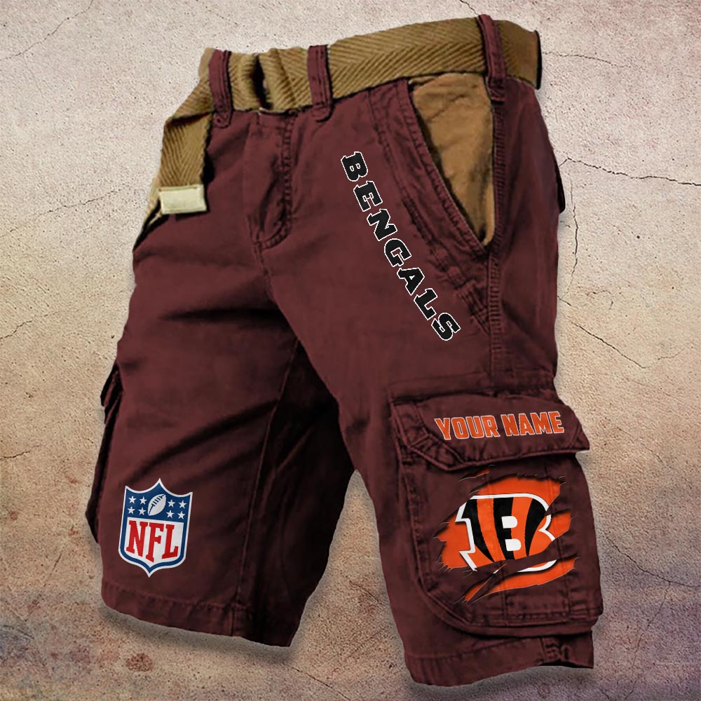 Sportswearmerch Cincinnati Bengals NFL Denim Short For Fan