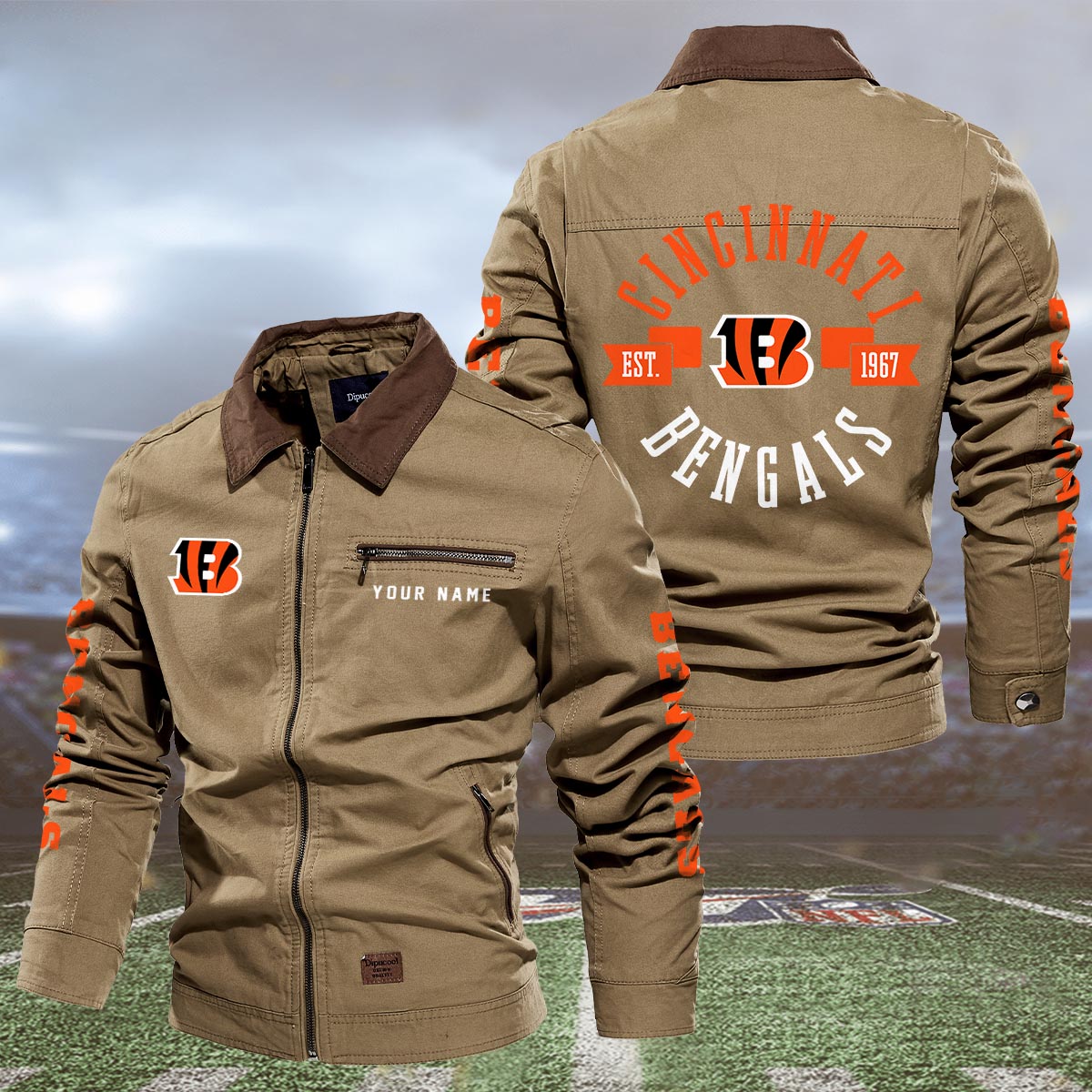 Sportswearmerch Cincinnati Bengals NFL Lapel Jacket For Fan
