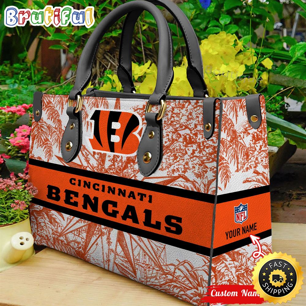 Sportswearmerch Cincinnati Bengals NFL Leather Handbag For Fan