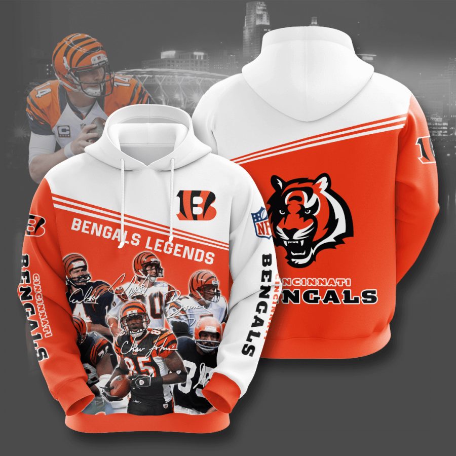 Sportswearmerch Cincinnati Bengals NFL Legends Personalized Hoodie For Fan