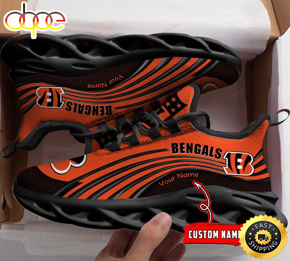Sportswearmerch Cincinnati Bengals NFL Max Soul Shoes Sneakers For Men And Women
