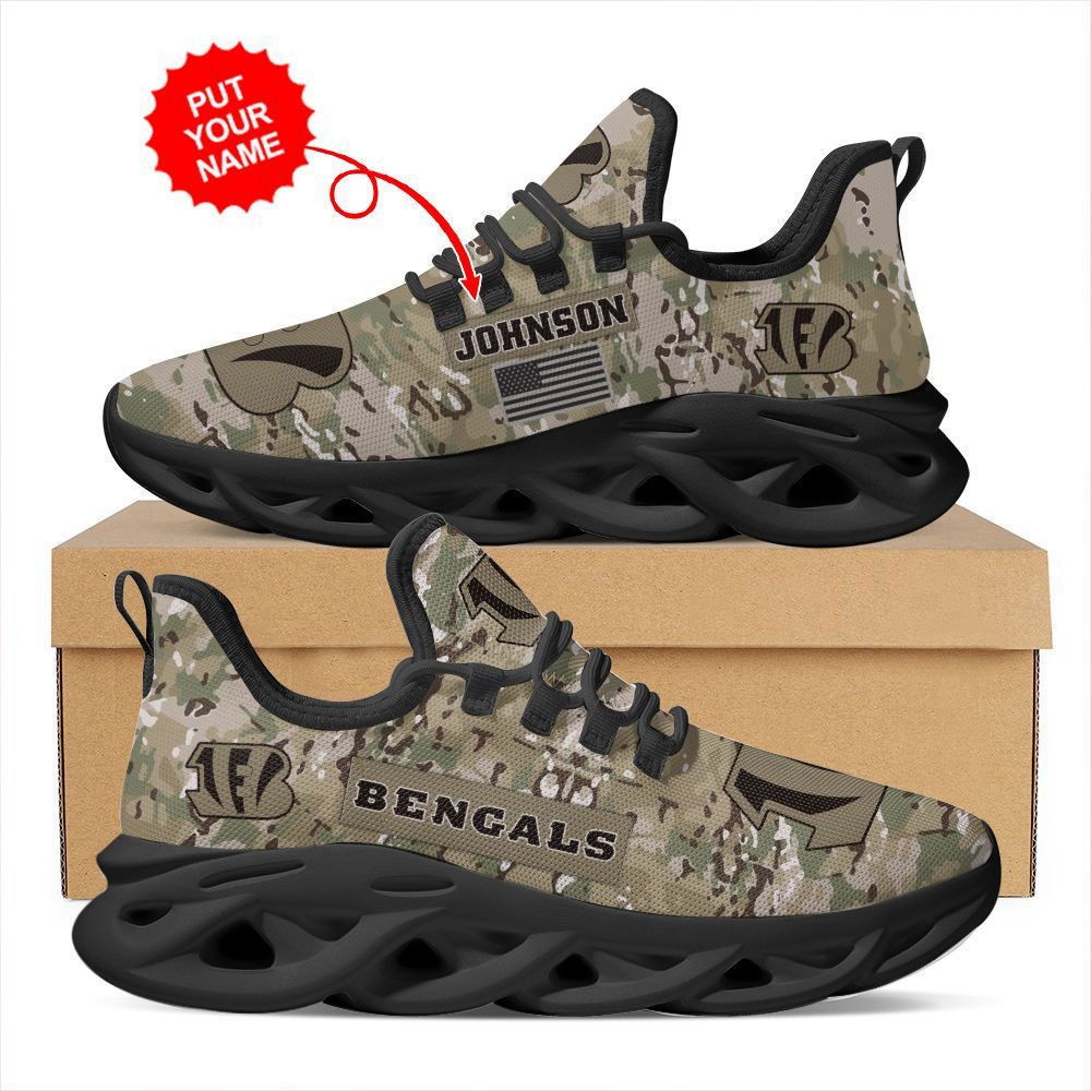 Sportswearmerch Cincinnati Bengals NFL Max Soul Shoes Sneakers For Men And Women