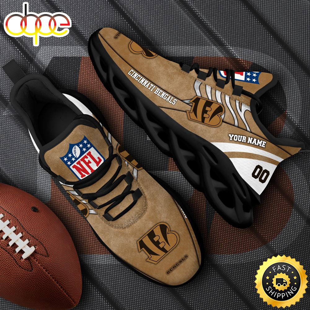 Sportswearmerch Cincinnati Bengals NFL Max Soul Shoes Sneakers For Men And Women