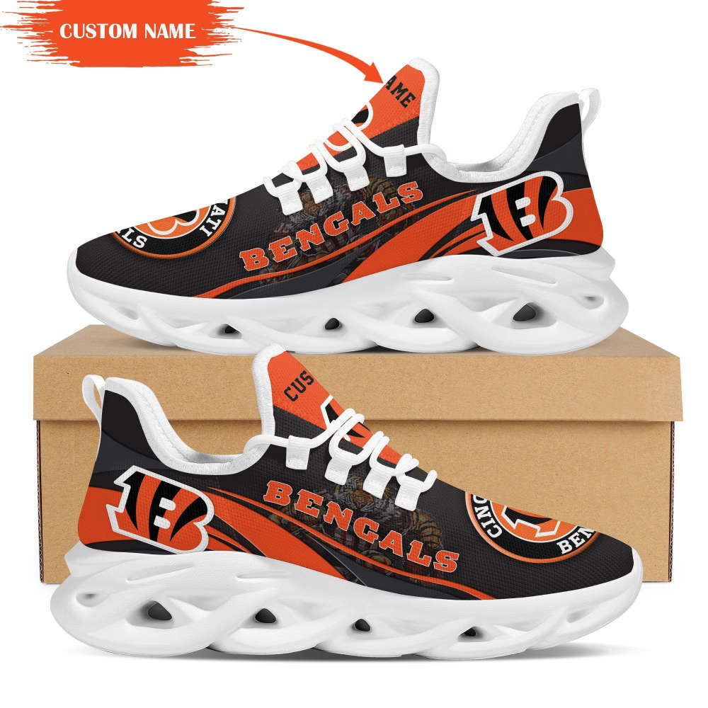 Sportswearmerch Cincinnati Bengals NFL Max Soul Shoes Sneakers For Men And Women