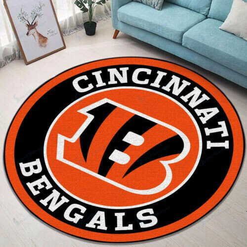 Sportswearmerch Cincinnati Bengals NFL Round Rug For Fan