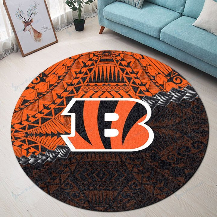 Sportswearmerch Cincinnati Bengals NFL Round Rug For Fan