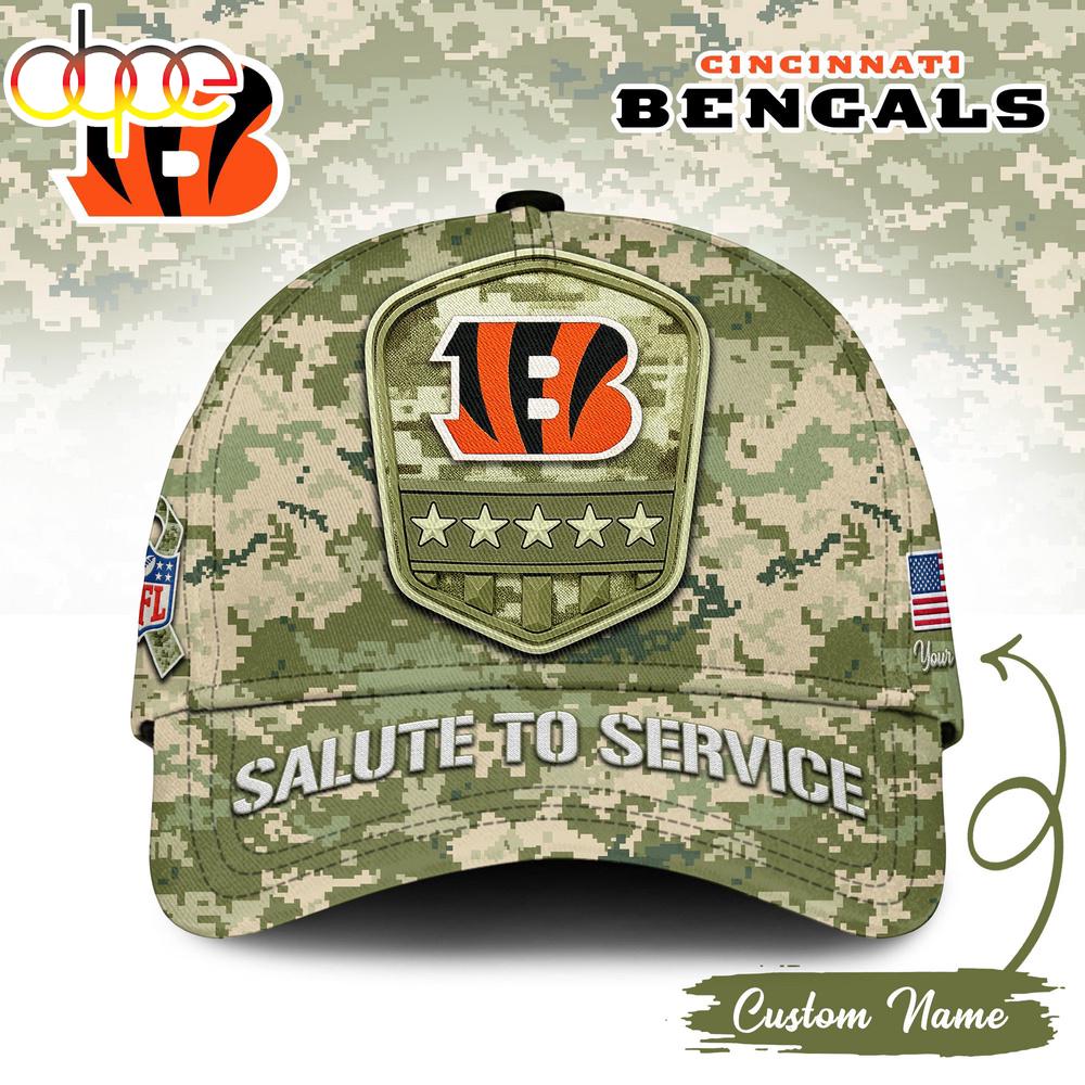Sportswearmerch Cincinnati Bengals NFL Salute To Service Classic Cap For Fan