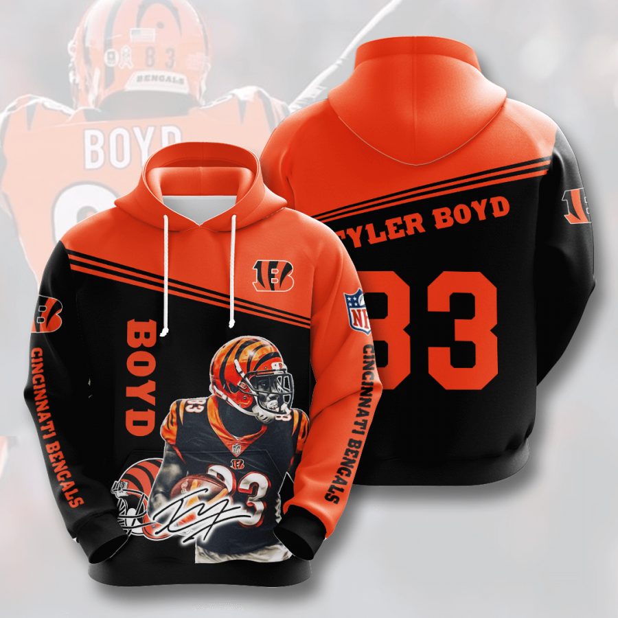 Sportswearmerch Cincinnati Bengals NFL Tyler Boyd Personalized Hoodie For Fan