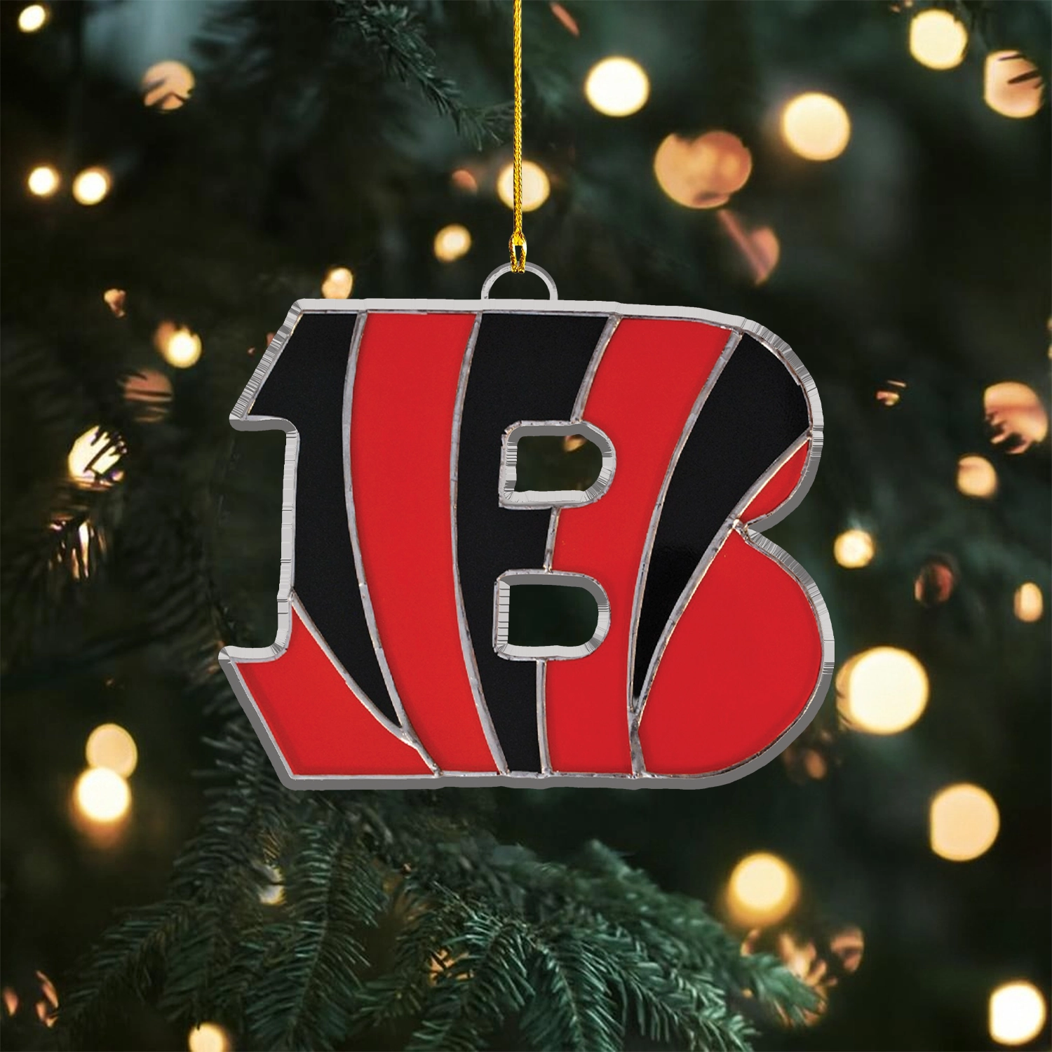 Sportswearmerch Cincinnati Bengals NFL x Christmas Acrylic Ornament Gift For Fans