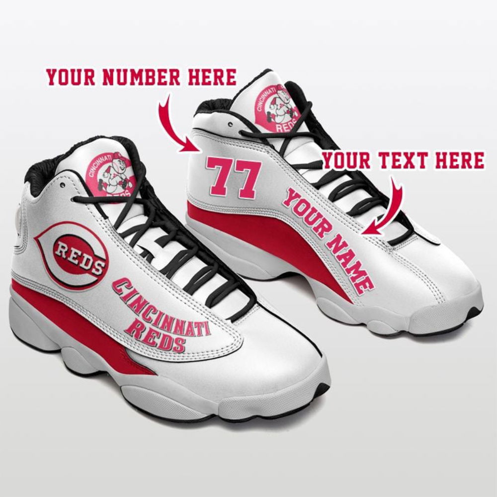 Sportswearmerch Cincinnati Reds MLB AJ13 Sneakers Shoes For Men And Women