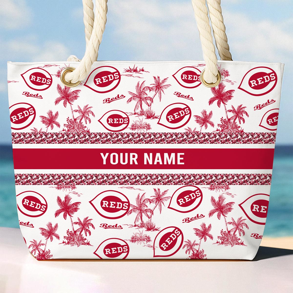 Sportswearmerch Cincinnati Reds MLB Beach Bag For Fan