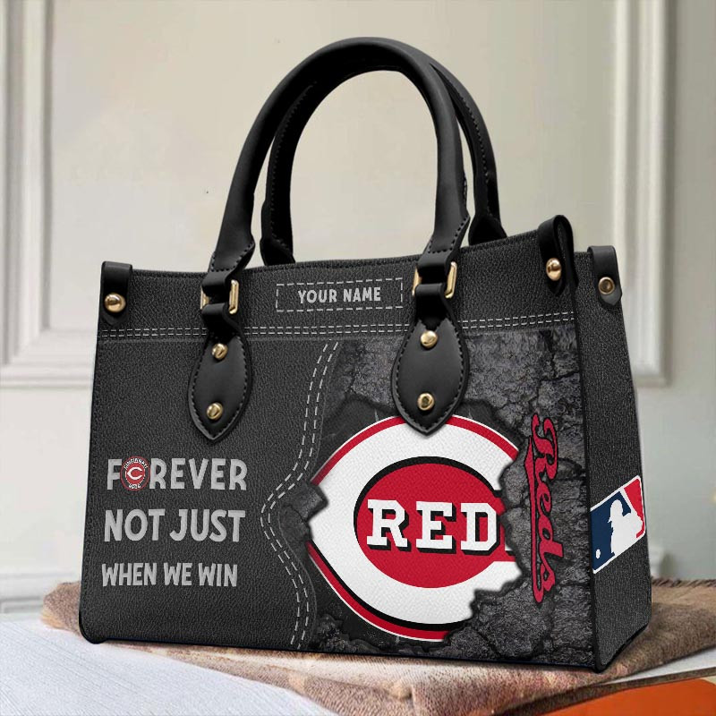 Sportswearmerch Cincinnati Reds MLB Leather Handbag For Fan