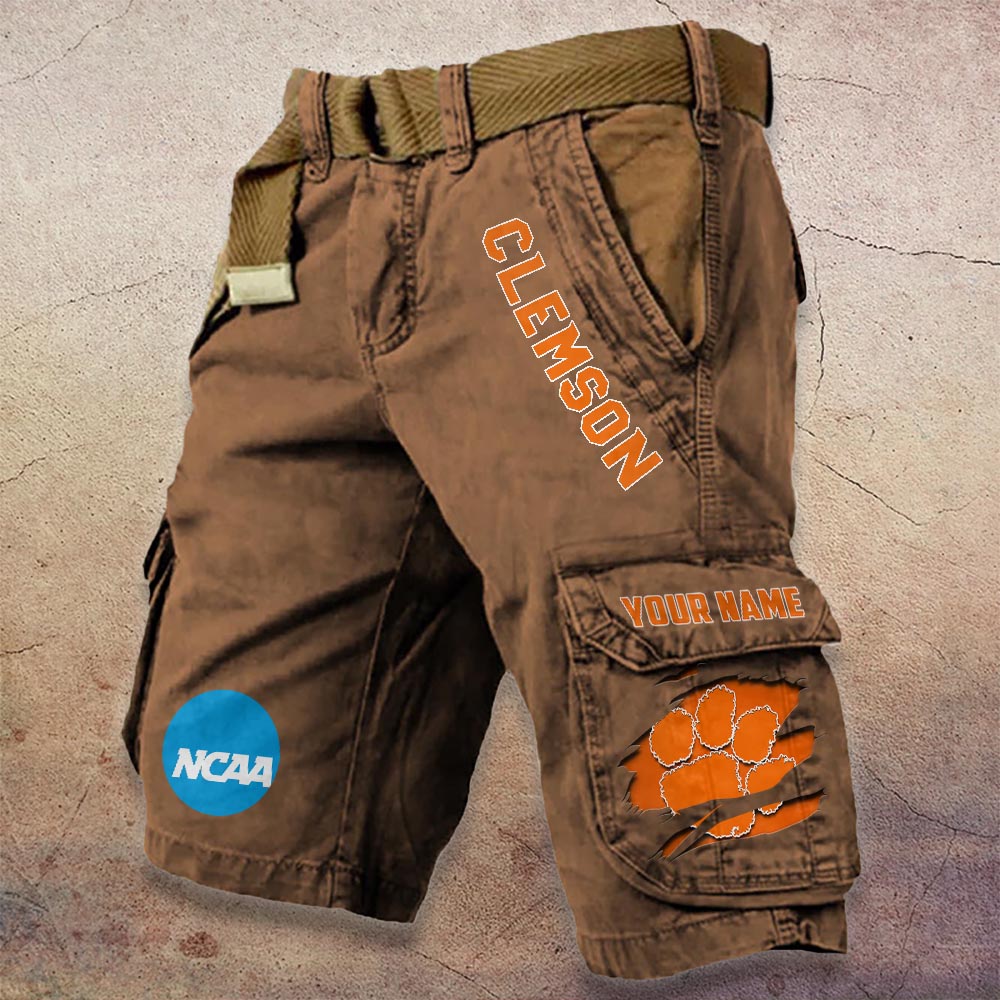 Sportswearmerch Clemson Tigers NCAA Denim Short For Fan