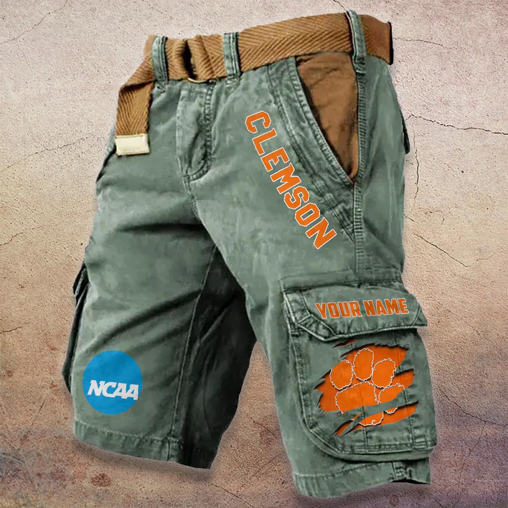 Sportswearmerch Clemson Tigers NCAA Denim Short For Fan