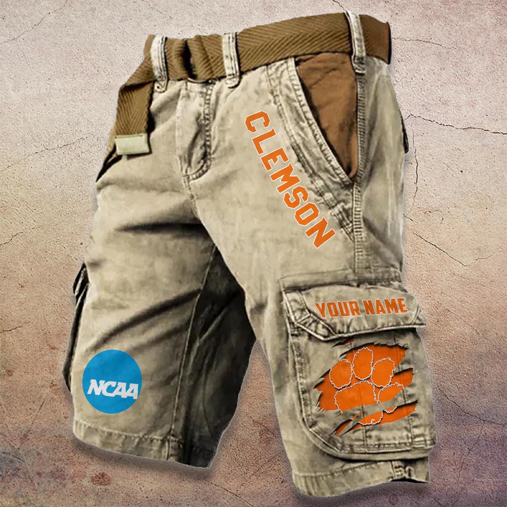 Sportswearmerch Clemson Tigers NCAA Denim Short For Fan