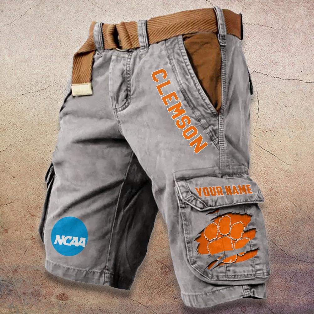 Sportswearmerch Clemson Tigers NCAA Denim Short For Fan