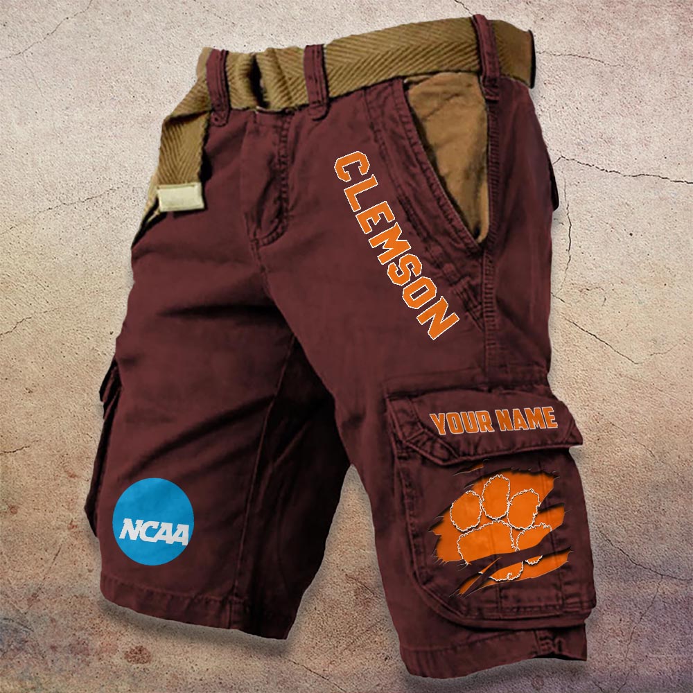 Sportswearmerch Clemson Tigers NCAA Denim Short For Fan