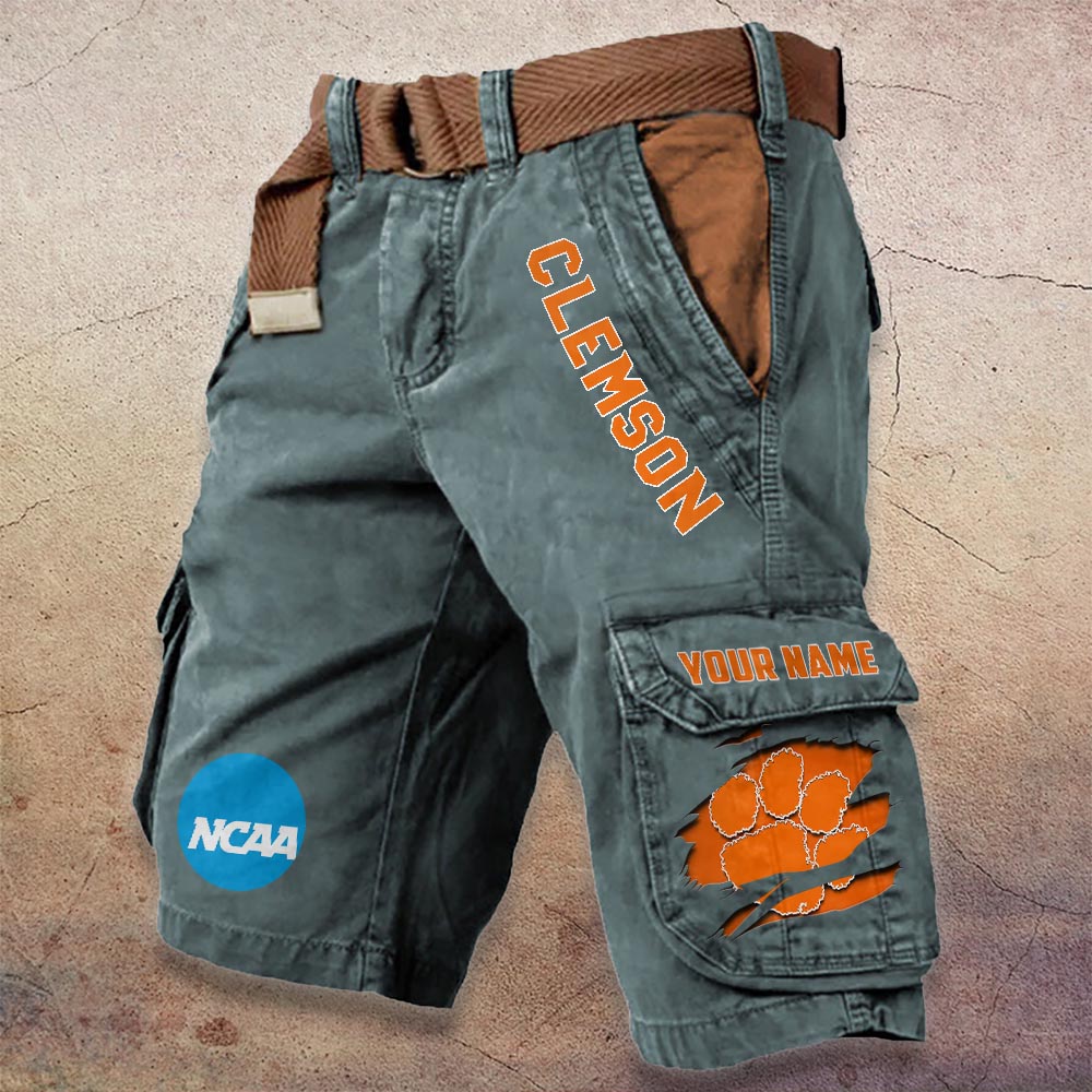 Sportswearmerch Clemson Tigers NCAA Denim Short For Fan