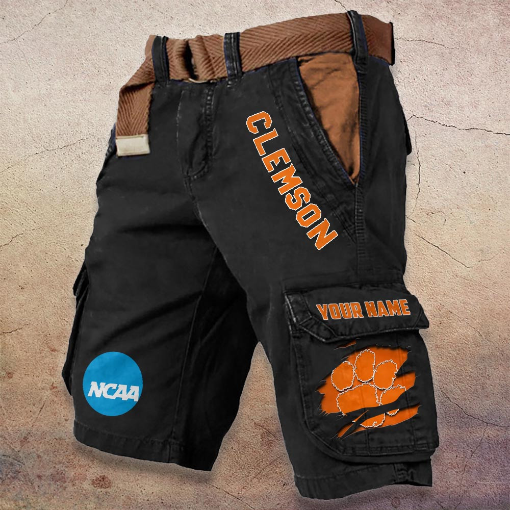 Sportswearmerch Clemson Tigers NCAA Denim Short For Fan