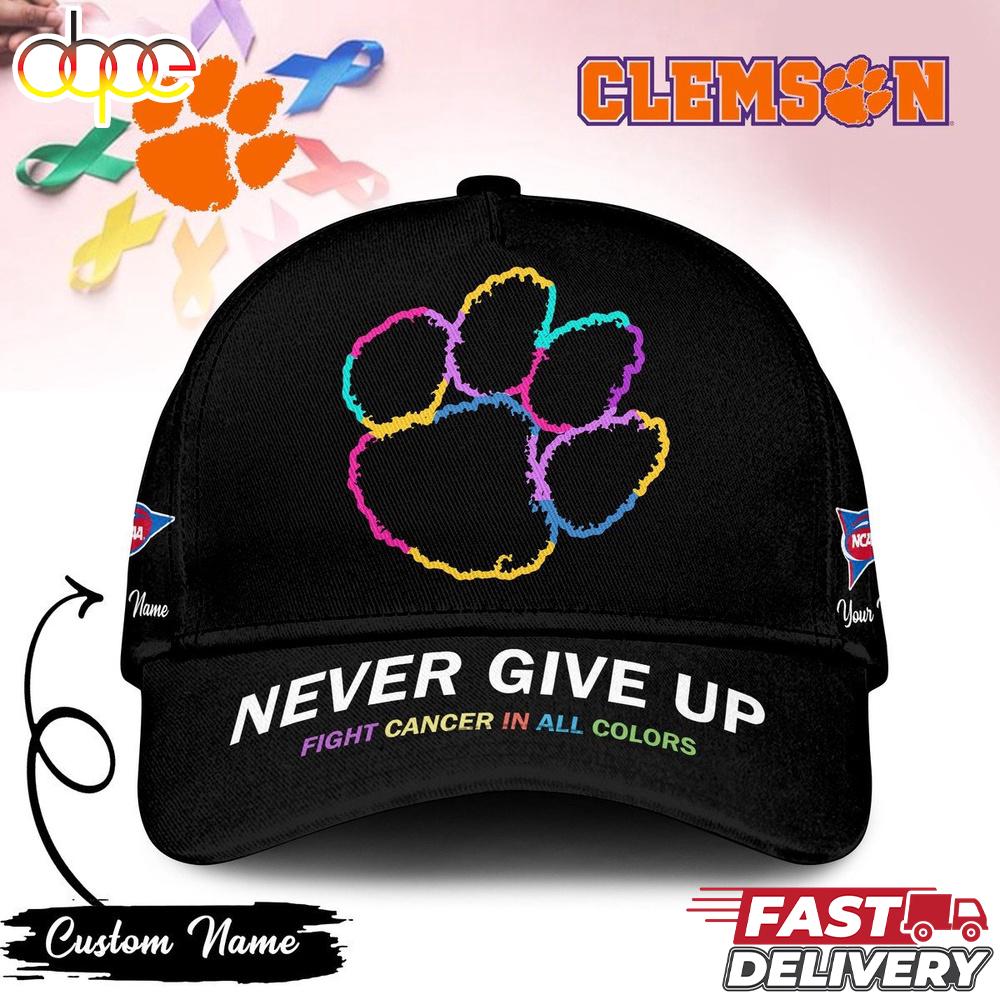 Sportswearmerch Clemson Tigers NCAA Fight Cancer In Classic Cap For Fan
