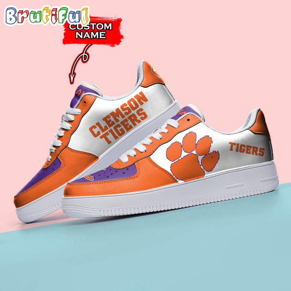 Sportswearmerch Clemson Tigers NCAA Sporty Air Low-Top Shoes For Men And Women