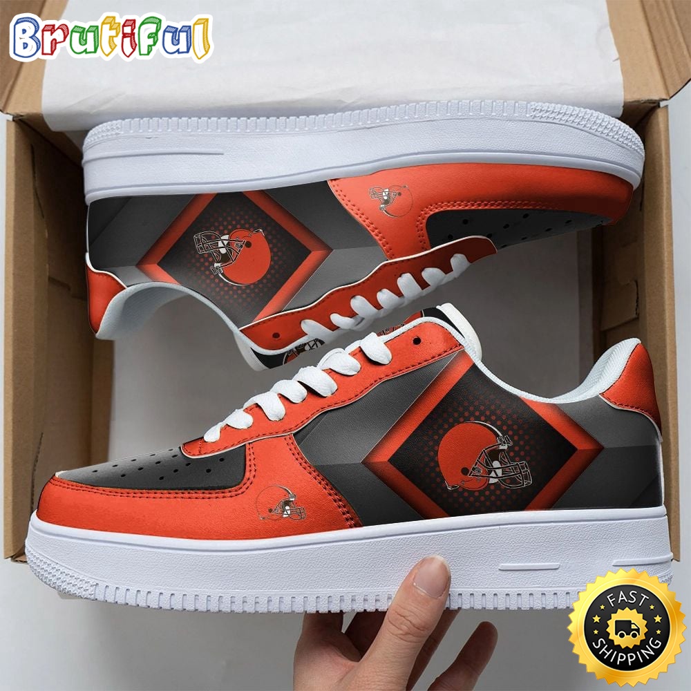 Sportswearmerch Cleveland Browns NFL Air Low-Top Sneakers Shoes For Men And Women