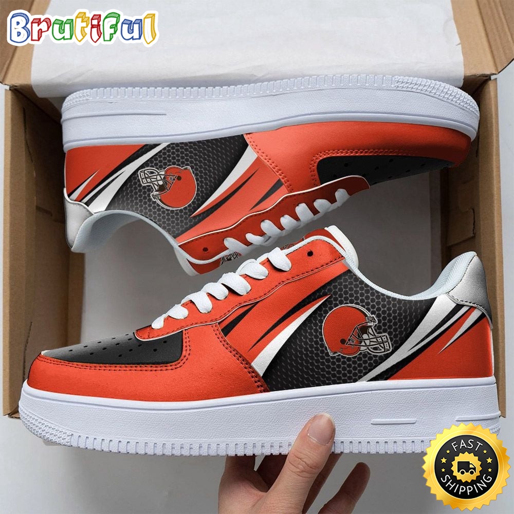 Sportswearmerch Cleveland Browns NFL Air Low-Top Sneakers Shoes For Men And Women