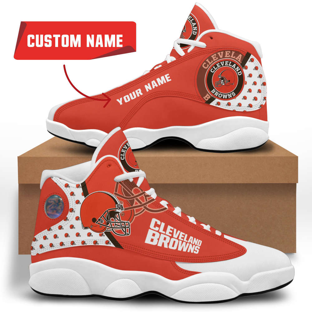 Sportswearmerch Cleveland Browns NFL AJ13 Sneakers Shoes For Men And Women