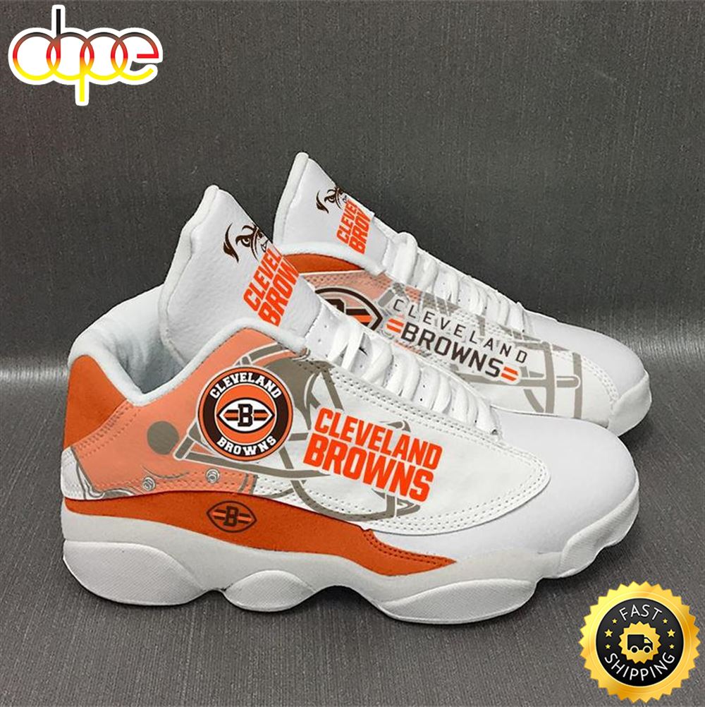 Sportswearmerch Cleveland Browns NFL AJ13 Sneakers Shoes For Men And Women