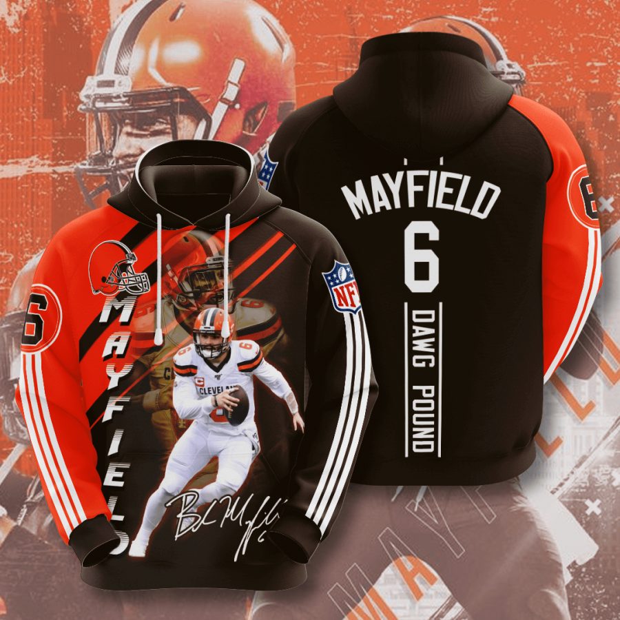 Sportswearmerch Cleveland Browns NFL Baker Mayfield Personalized Hoodie For Fan