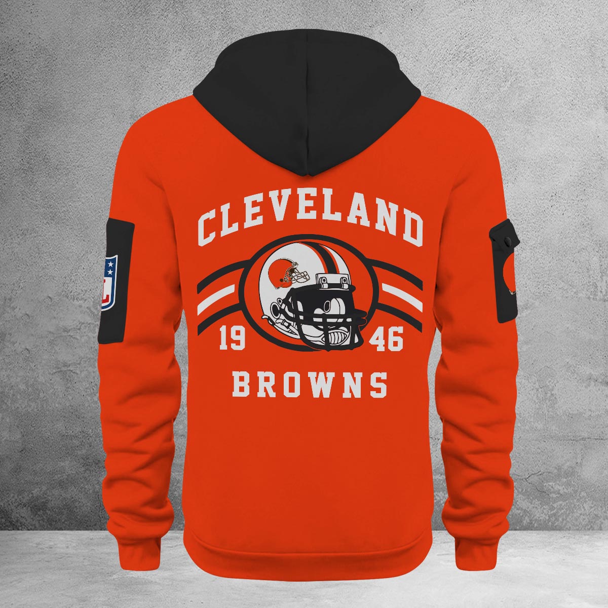 Sportswearmerch Cleveland Browns NFL Half Zip Hoodie For Fan